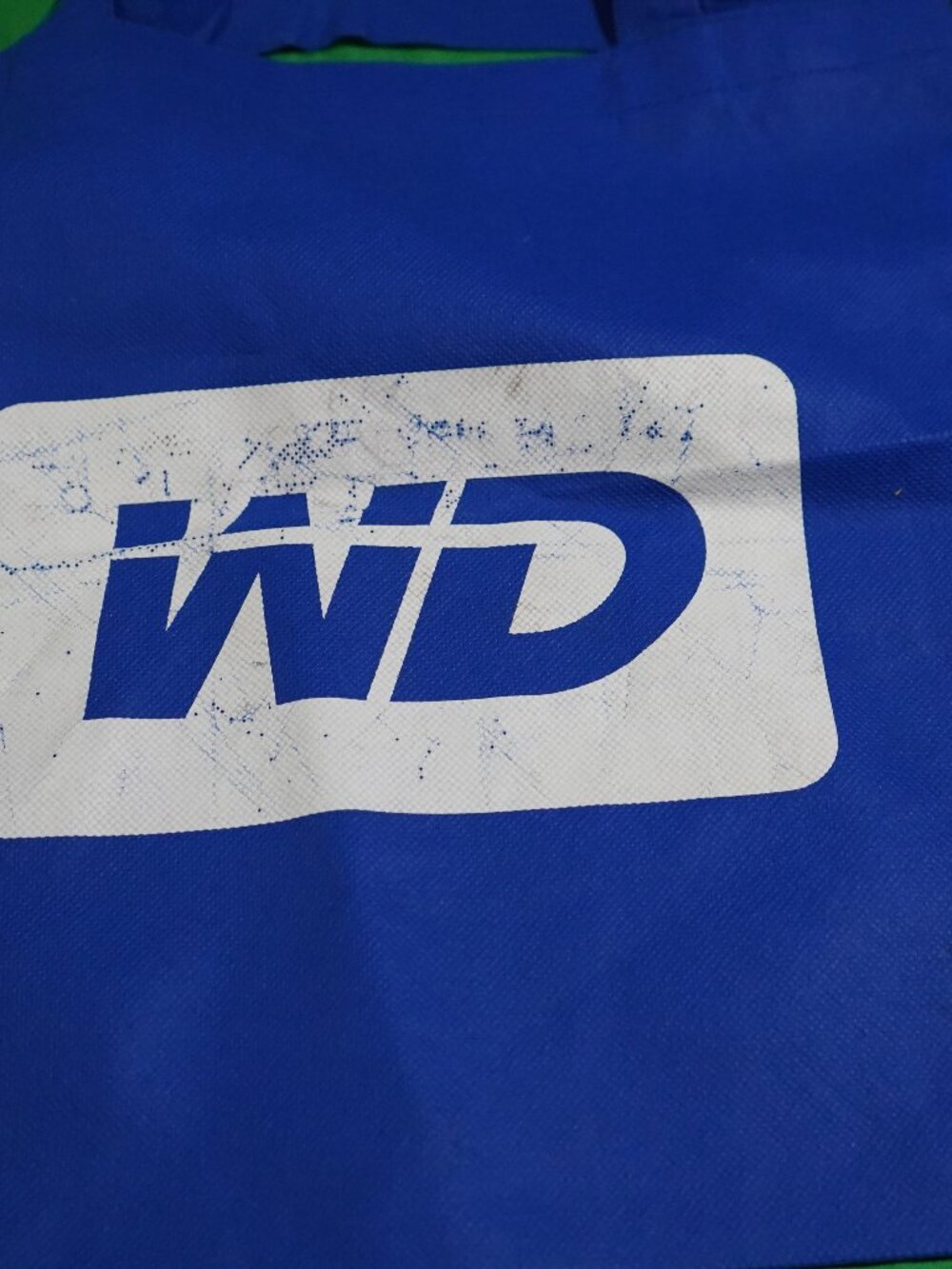 Western Digital Blue Canvas Bag